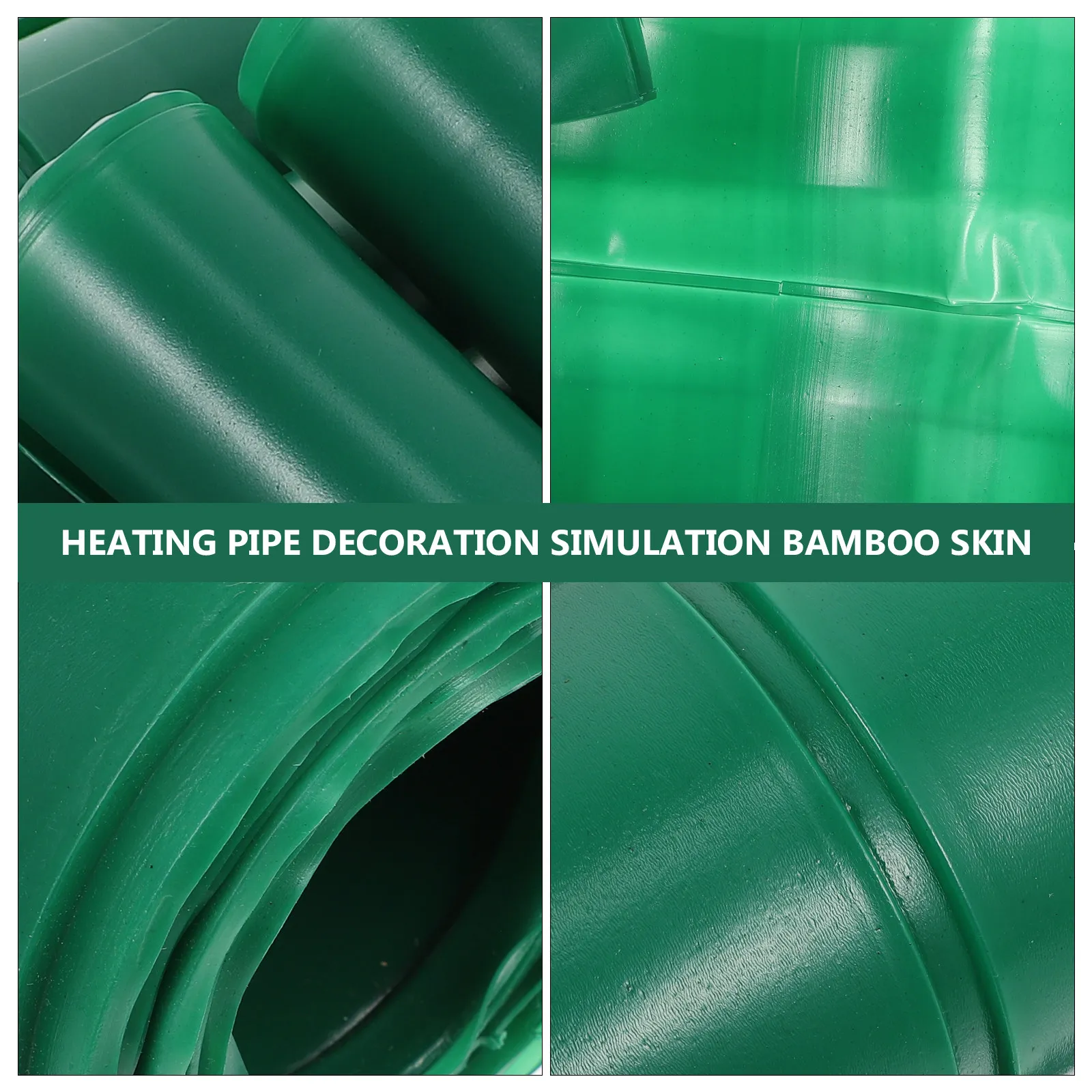 5Pcs Simulated Bamboo Adornment Sewer Decor Water Pipe Protection Garden Decor Easy Cut Custom Size No Maintenance Lifelike