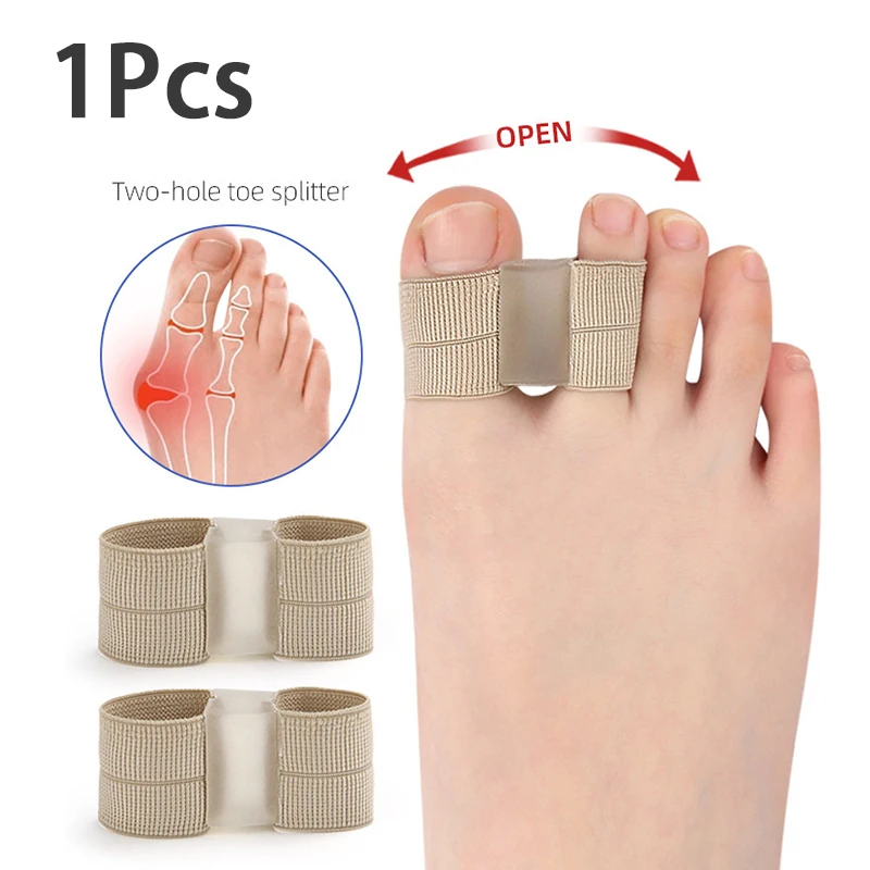 

1PCS Toe Separator Hallux Valgus Bunion Corrector Orthotics Feet Bone Thumb Adjuster Correction Pedicure Feet Straightener