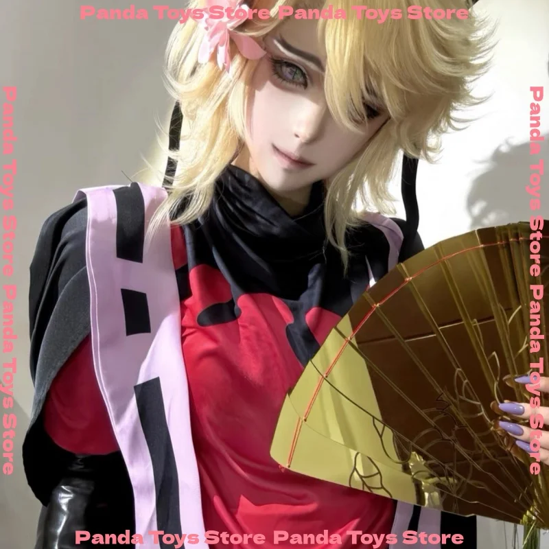 

В наличии Demon Slayer Douma Косплей Складной веер Kimetsu No Yaiba Doma Верхний ранг Двое медовое деревенское дуга Мужская реквизит Коллекционировать