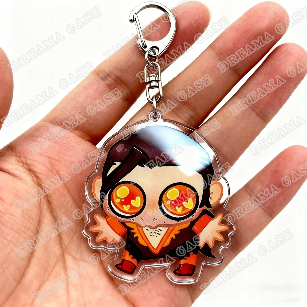 سلسلة مفاتيح لعبة كرتونية للإكسسوارات Mecha Man Blonde Blazer Robert Robertson Keyring Jewelry هدايا لمحبي الألعاب #5