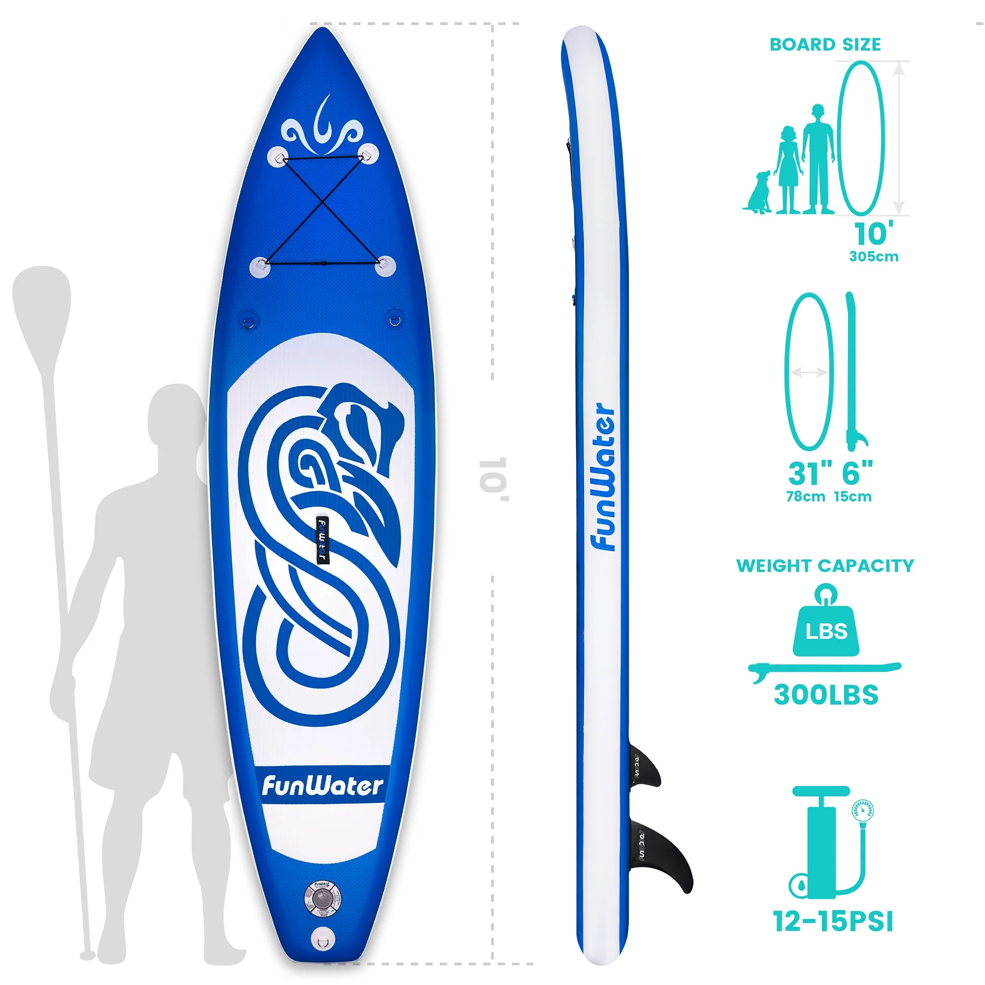 AU Free Shipping CE 11' Sup Stand Up Paddle Board Surfboard Waterplay Surfing Inflatable Sup Surfboard