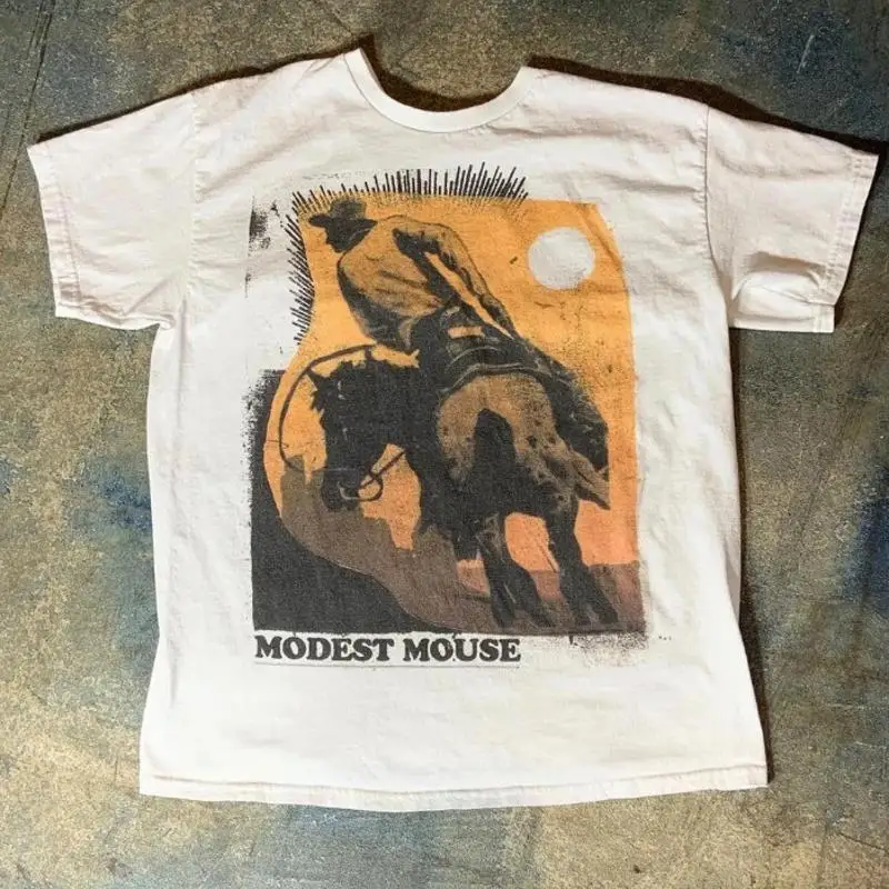 Vintage 90s Modest Mouse band Unisex Short Sleeve T-shirt, size S-5XL