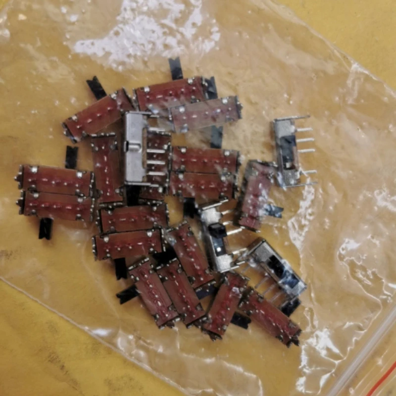 SK13D07VG2/3/4/5/6 Single Row 1P3T 3 Position Side Slide Switch Adjustable Lever Height 2-6MM