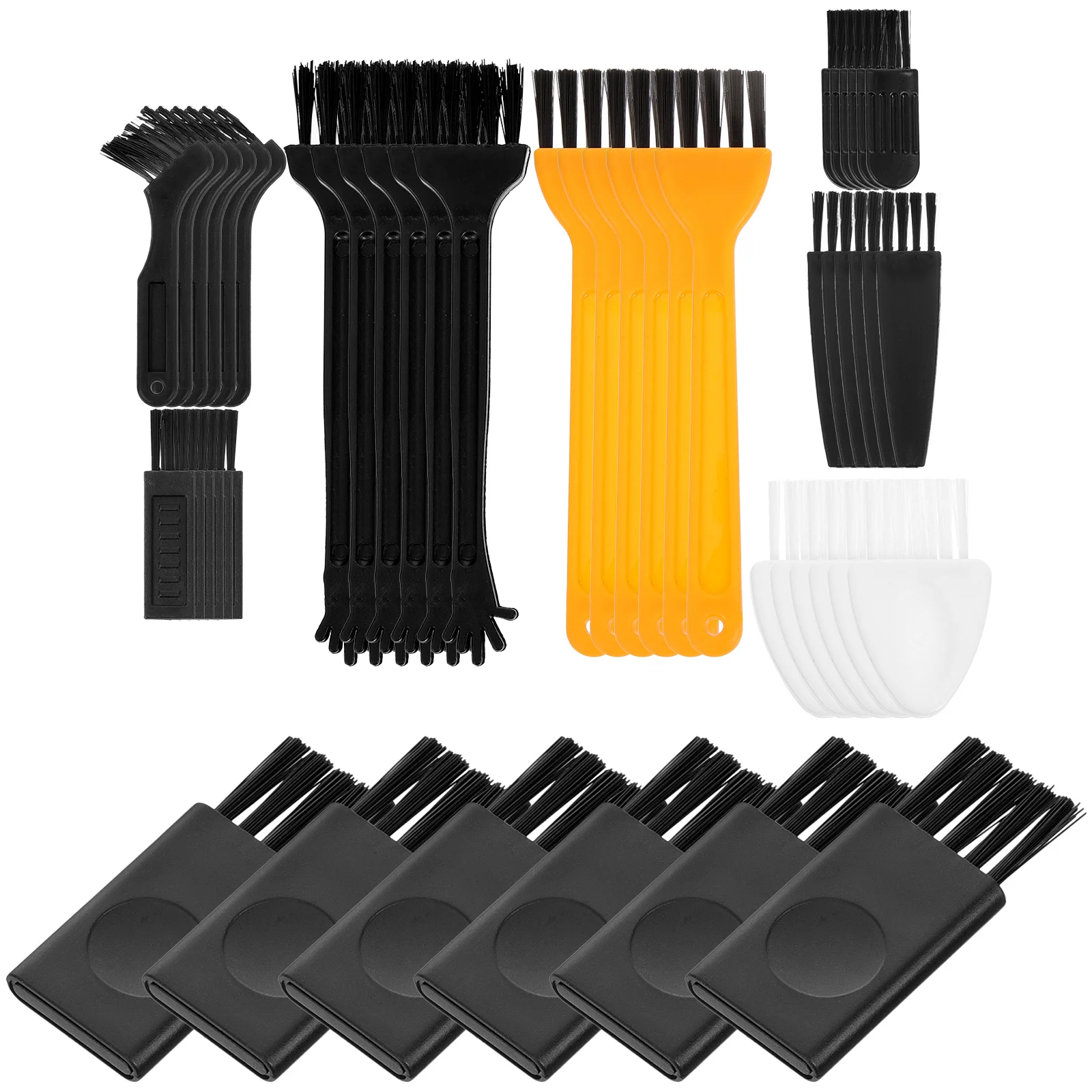 

48pcs Cleaning Brush Small Thin Hair Clipper Nylon Wool Multi Functional Razor Cleaner Multipurpose Mini Keyboard Trimmer