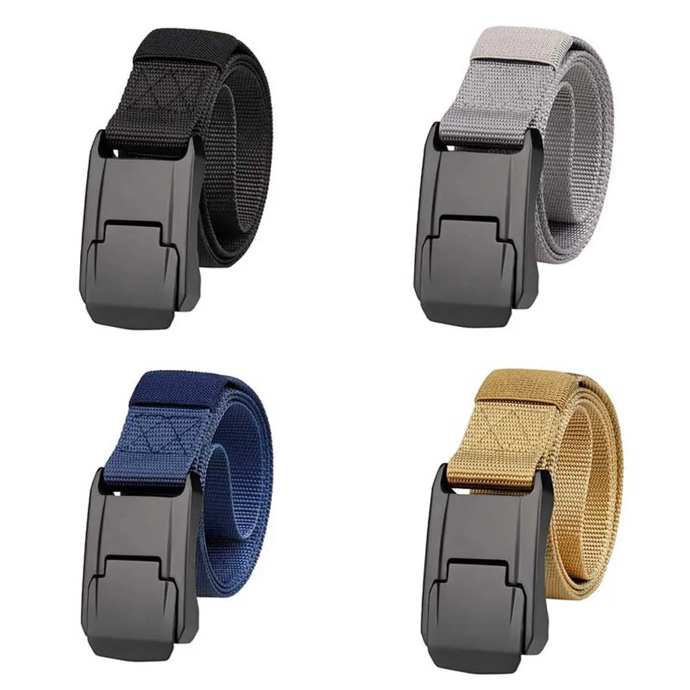 

Alloy Pin Buckle Men's Nylon Belt All-match Korean Style Korean Waist Strap Trouser Pants Decor Simple Jeans Belt Outdoor