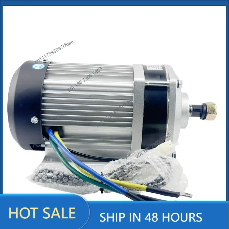 1000W 1200W DC 48V 60V 72V Brushless Gear Motor, BM1412ZXF, Direct Current Permanent Magnet Brush Motor