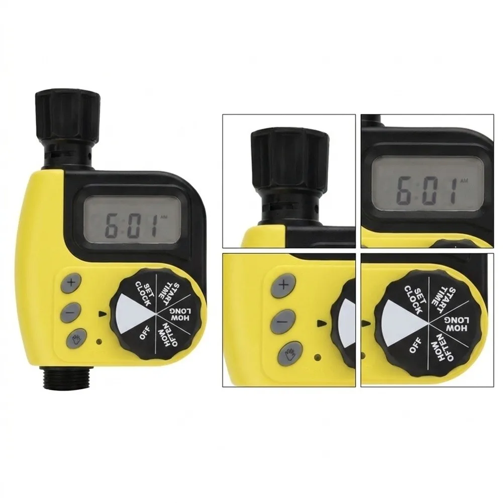 Programmable Sprinkler Timer Controller for Outdoor Drip Irrigation with Adjustable Watering Duration and Frequency