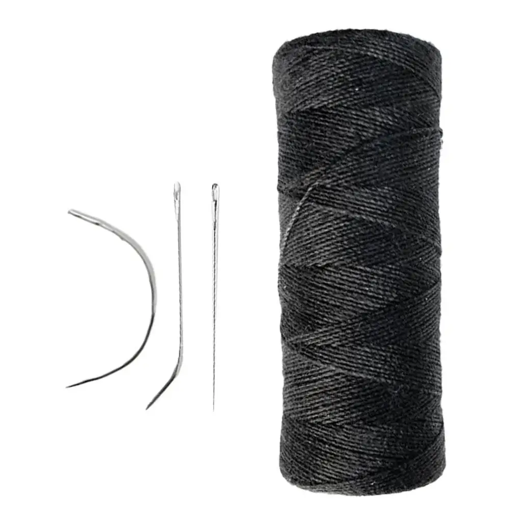 Track Weave Weave Sew Thread + Needle "J + I + C" per strumento di estensione per capelli naturali, coda di cavallo, fetta di capelli, parrucche