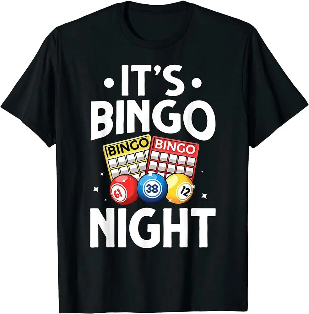 Cute Bingo Design For Men Women Bingo Lovers Casino Gambling T-Shirt For Men Clothing Women Tees Y2K Tops Short Sleeve