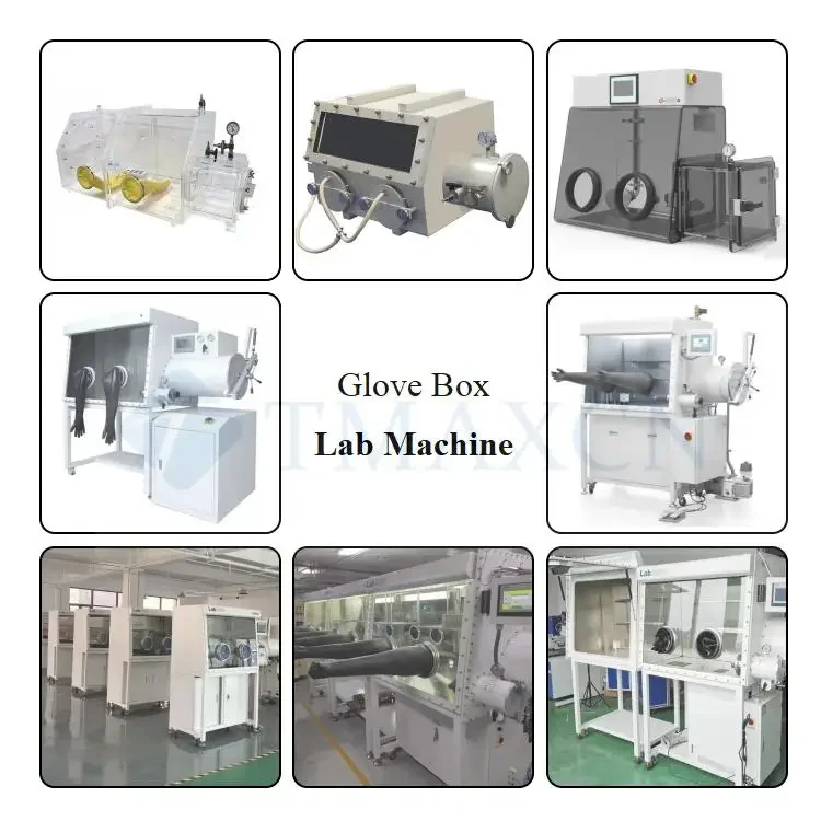 TMAX Lab Vacuum Single Side Single Work Station Glove Box Used in Photovoltaic Industry for for Perovskite Synthesis Research