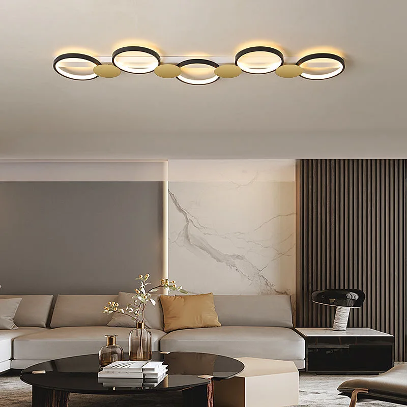 

Modern LED ceiling light bedroom light living room dining room personalized round light hotel villa apartment interior lighting