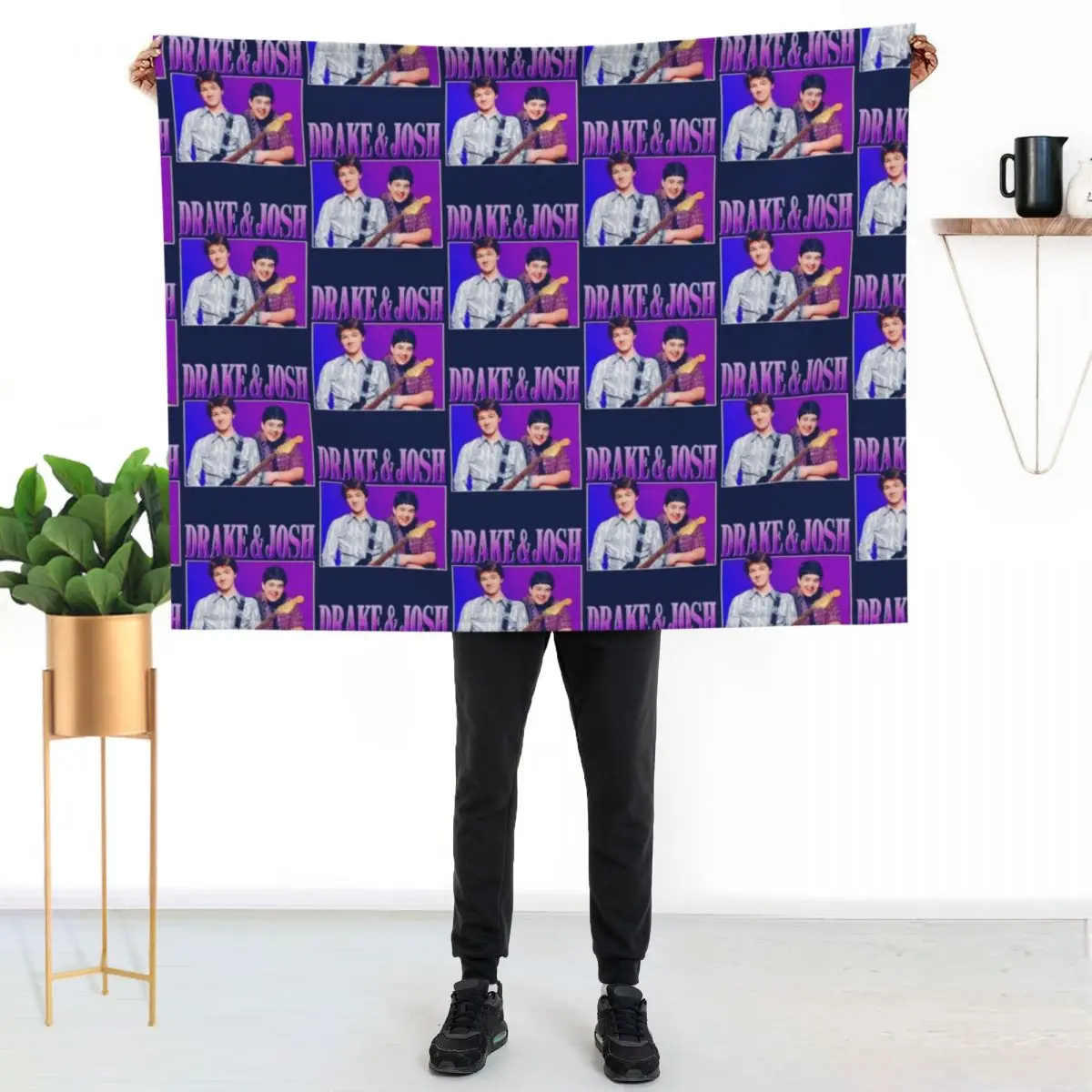 

Drake and Josh Throw Blanket Luxurious Soft Fuzzy Blanket for Sofa Bed