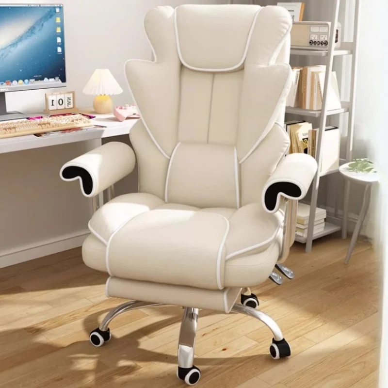 Adjustable Support Office Chair Relax Rotating Ergonomic Chaise Office Chair Designer Fancy Chaise Bureau Office Furniture