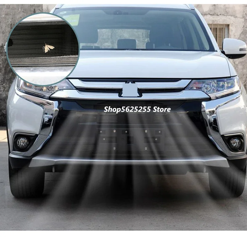 

Front Mediate Grille For Mitsubishi Outlander 2021 Accessories 2016 2018 2019 2020 Insect Screening Mesh Front Grille Insert Net