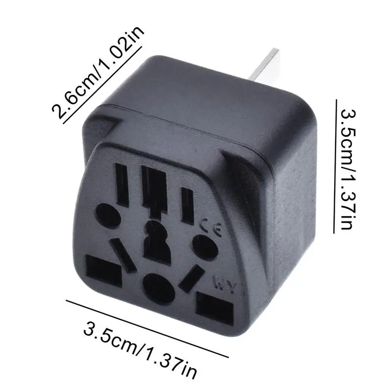 Plug Adapter 250V10A Wall Adapter For Traving In China Australia New Zealand Argentina Plug 3-Flat Australia Wall Plug Converter