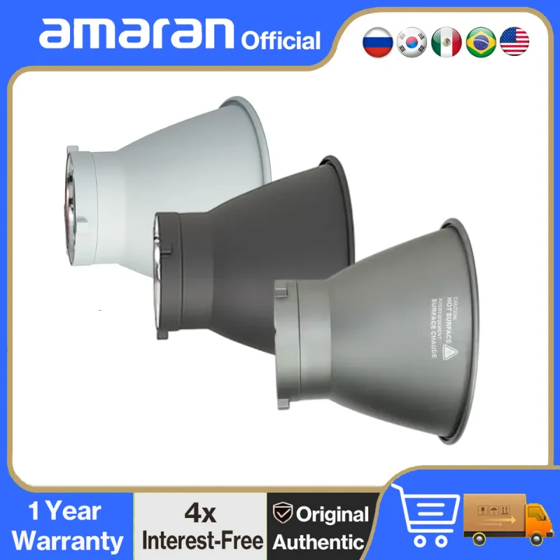 Reflector hiperreflectante amaran con montura Bowens para amaran 300c