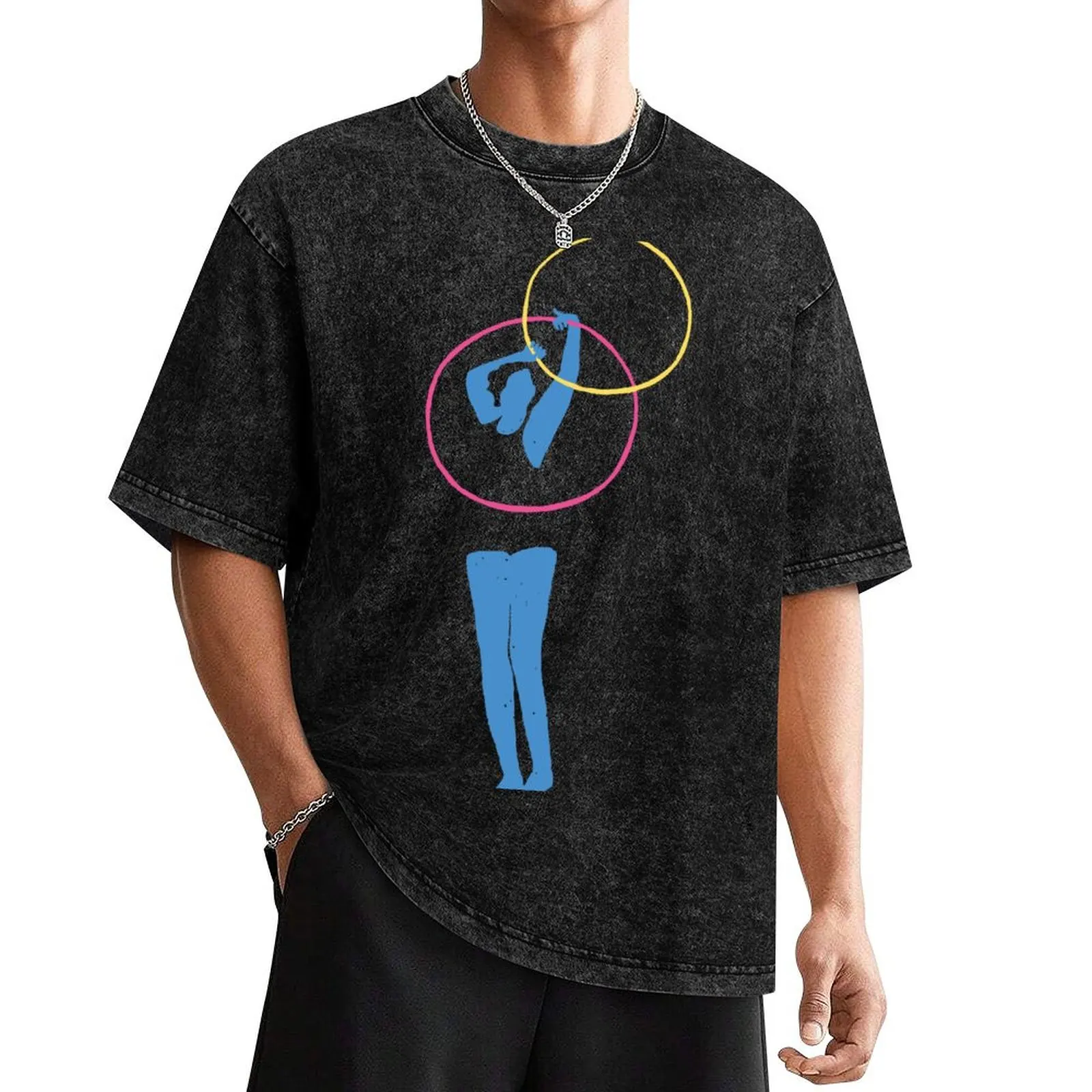 

Circus tricks hula hoops lady dancing arty cool performer T-Shirt graphic t shirts cotton man t-shirts mens shirts graphic tee