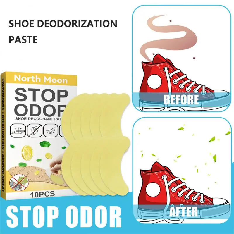 Deodorant Patch Eliminates Shoe Odor Effective Lemon Relieve Foot Discomfort Antibacterial Insole Patches Odor Remover Foot Care