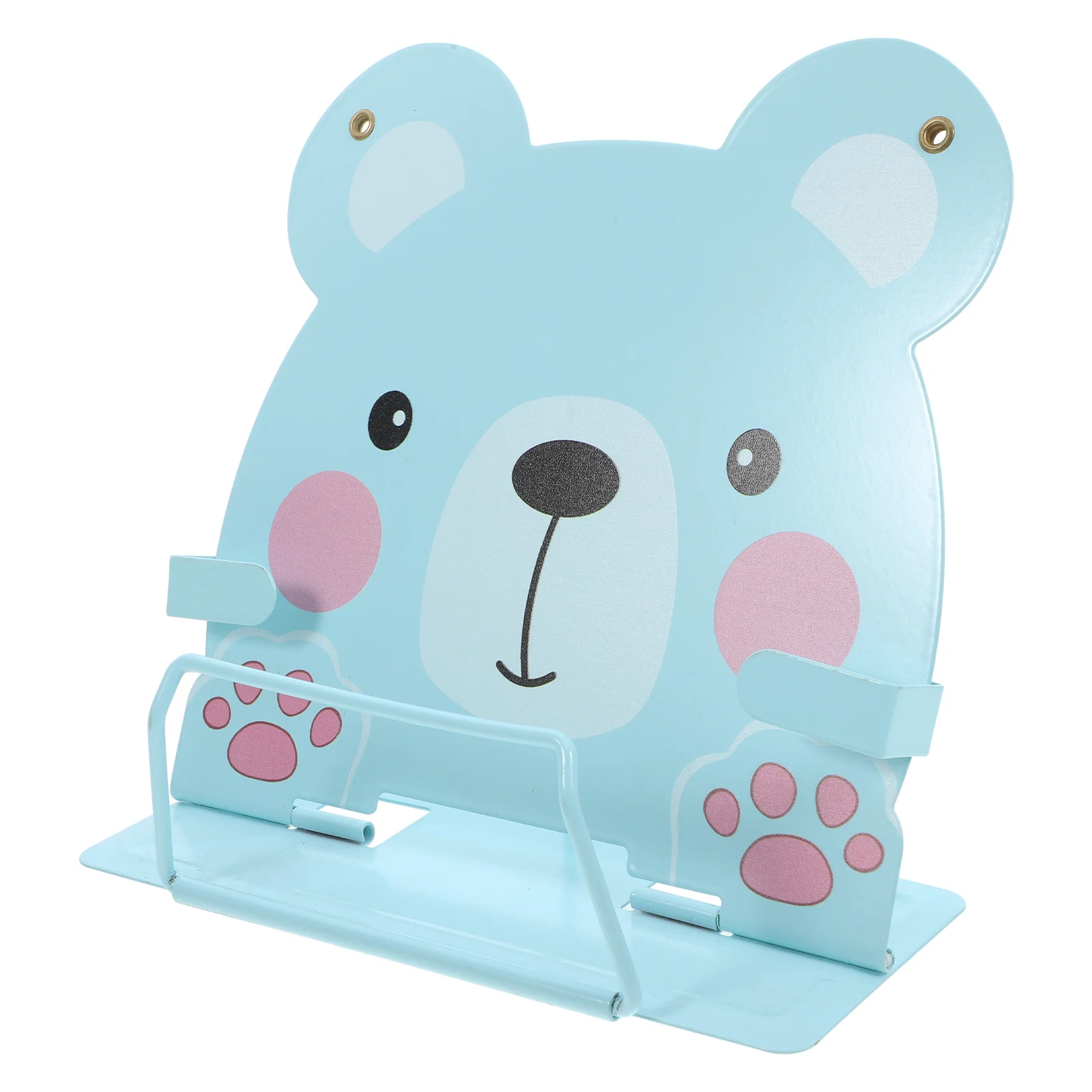 

Kids Reading Bookstand Cute Cartoon Animal Metal Book Holder for Desk Reading Recipe Music Books Portable Bookstand