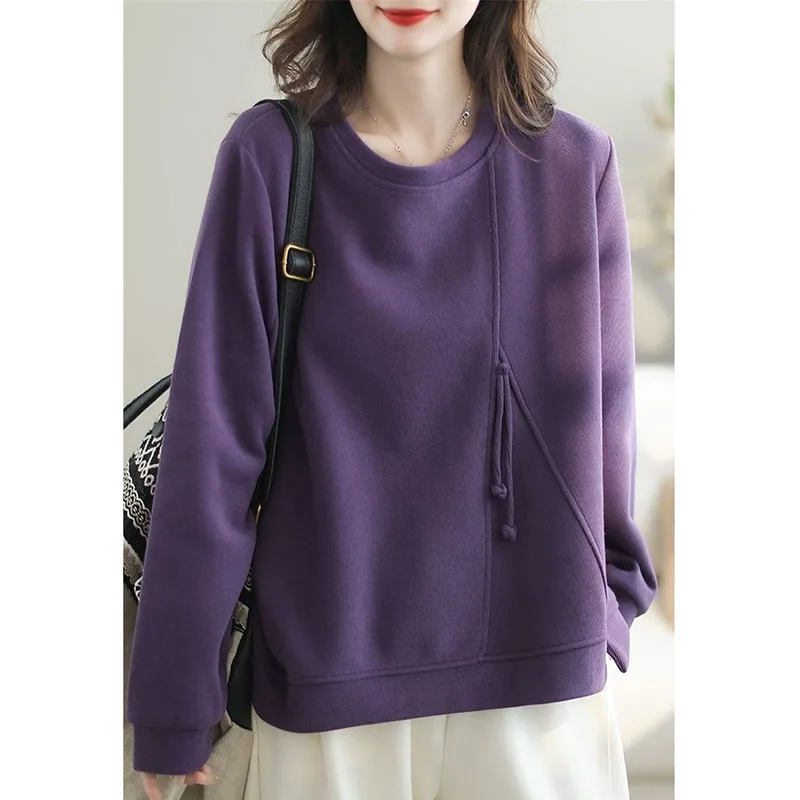 

Весенний женский свитшот с круглым вырезом, осенний женский пуловер, спортивная рубашка, куртка, корейский стиль, высококачественные женские худи с длинными рукавами