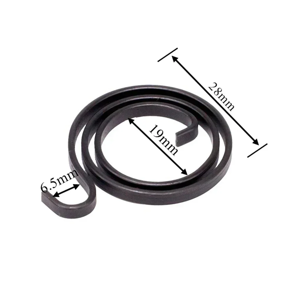 Resorte de torsión de repuesto para perilla de puerta, resorte de reemplazo para reparación de bobina interna de puerta, resorte de torsión de retorno, 10 piezas, 2,5