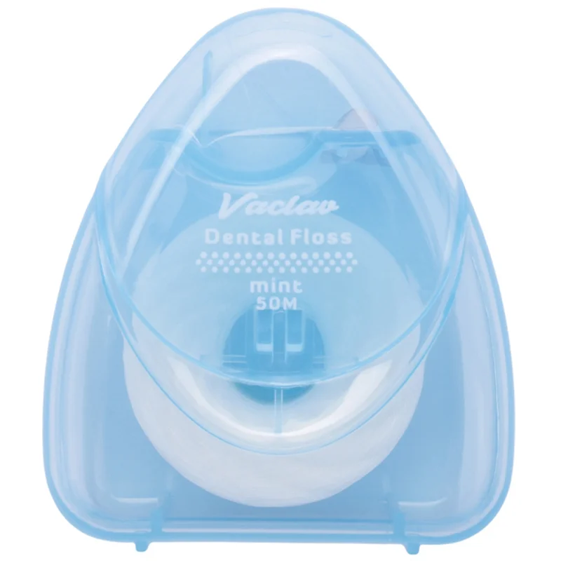 

T83C-8X Vaclav Wire Floss 50 Meter 54 Yard Wire Floss Mint Flavor Floss Flosser Interdental Brush Tooth Pic