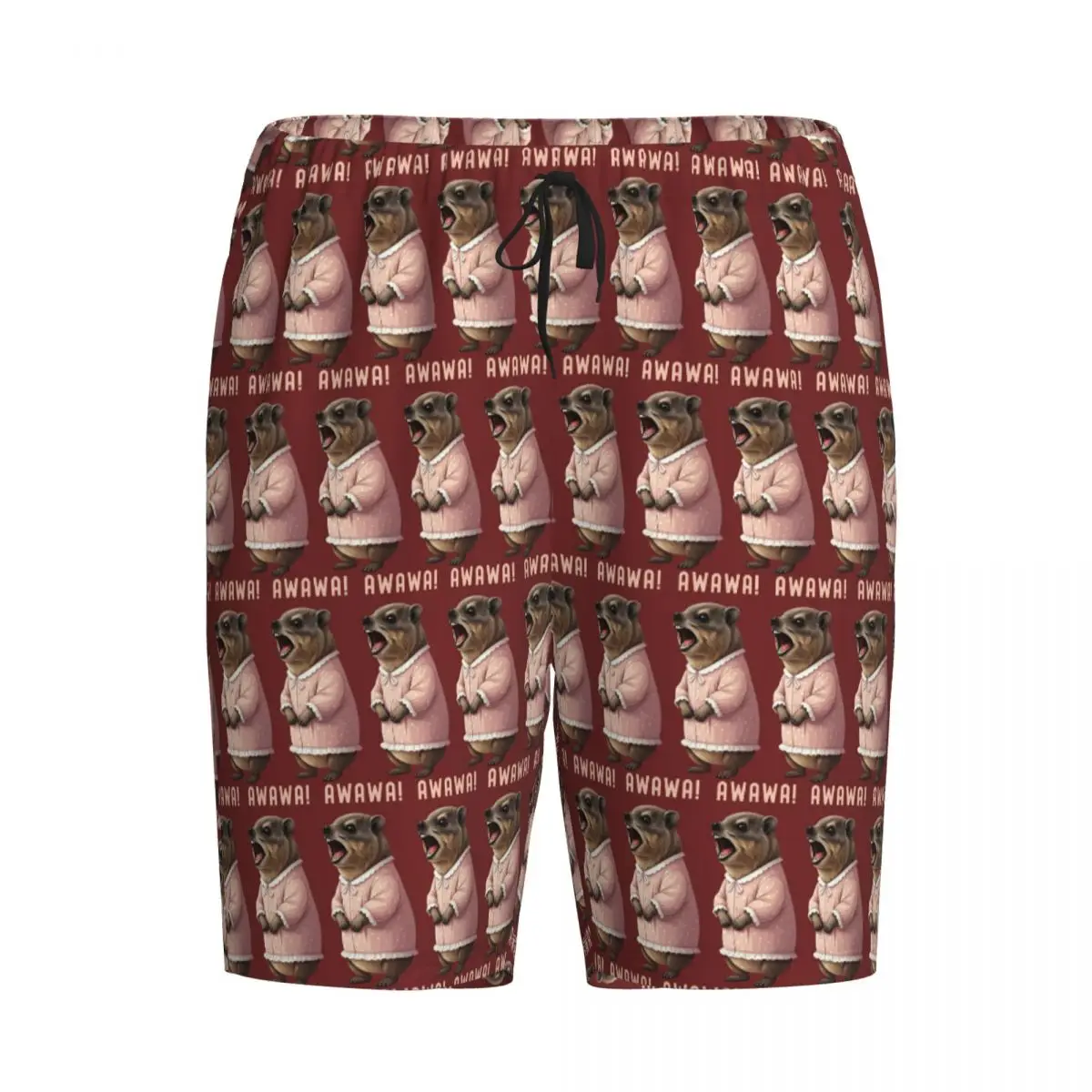 

Мужские шорты-пижама Custom Rock Hyrax Lover Awawa Groundhog Dassi для сна и отдыха