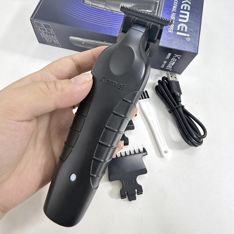 Kemei KM-2299 Professional Hair Clipper 1200mAh Electric Hair Clippers USB Rechargeable Hair Trimmers Hair Cutting Machine gallery 5