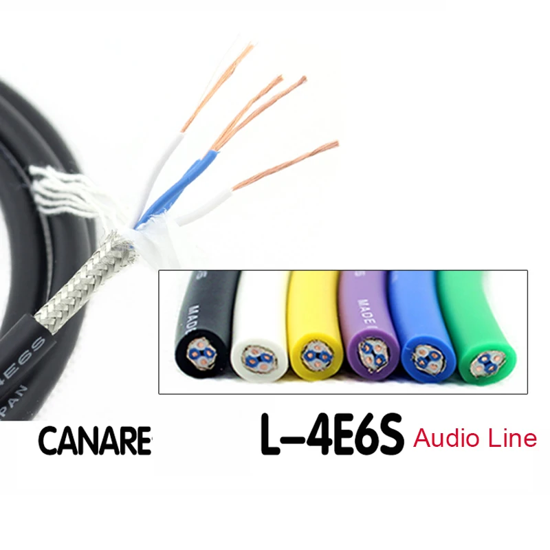 CANARE 4-adriges Stern-Quad-Mikrofon-Audiokabel L-4E6S Alle Leitungssignale Draht Außendurchmesser 6 mm 4 * 0,2 mm2 geflochtener Abschirmung – Detail 3