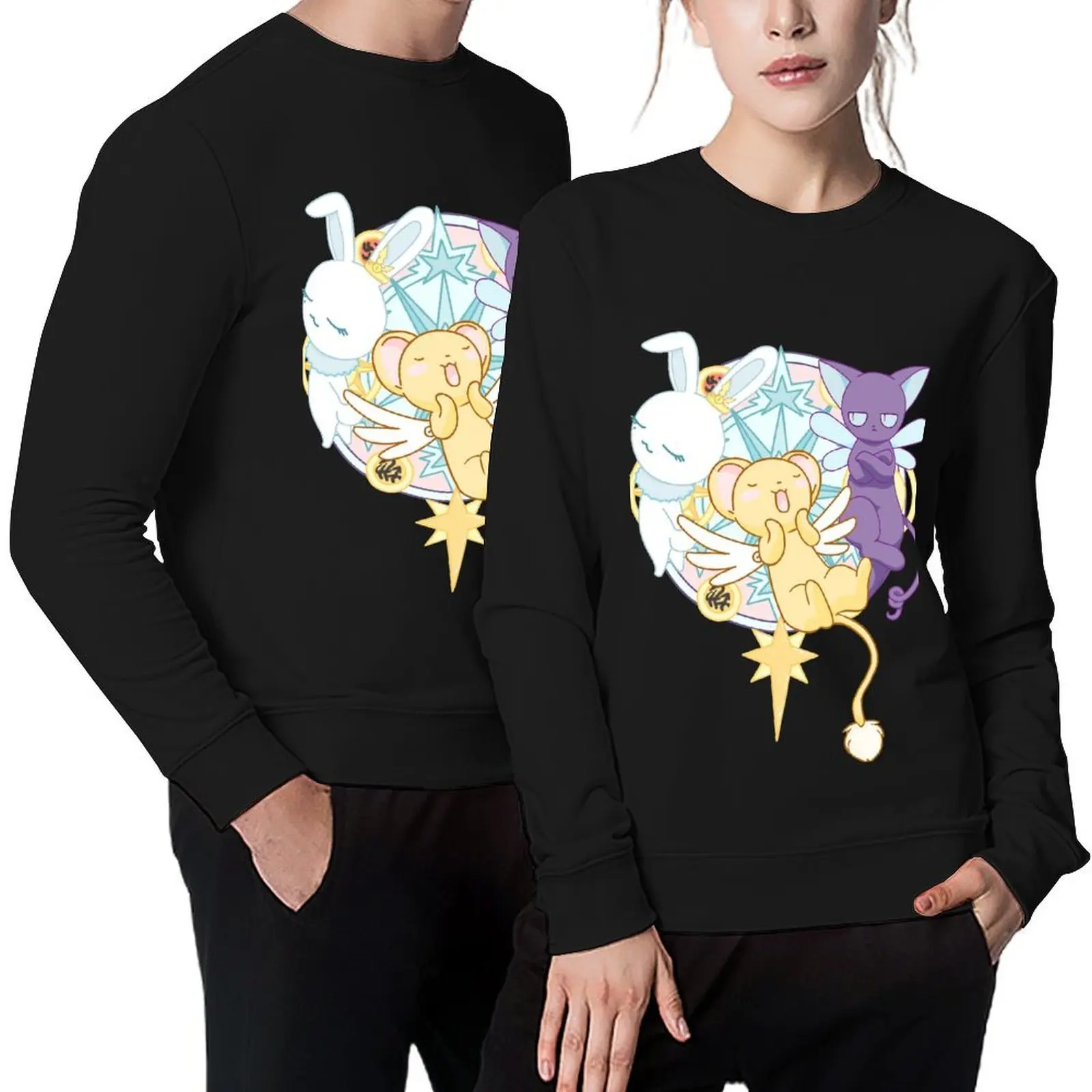 

cardcaptor sakura guardian magic clear circle Pullover tracksuit men's sweat-shirt set new sweatshirt