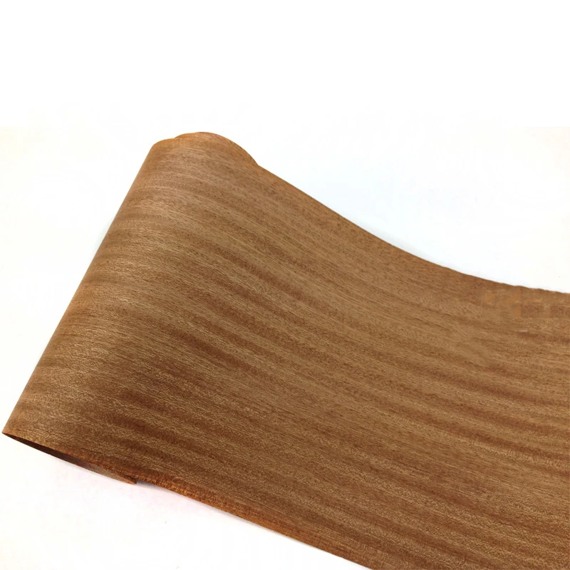 

Natural Wood Veneer Sapele Straight Grain for Furniture about 25cm x 2.5m 0.25mm Q/C