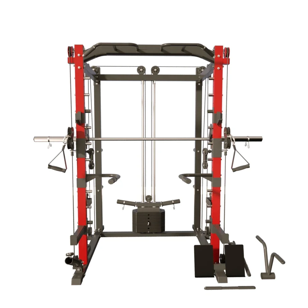 All in one Sports equipment multi function gym equipment power rack smith machine Comprehensive Fitness Exercise