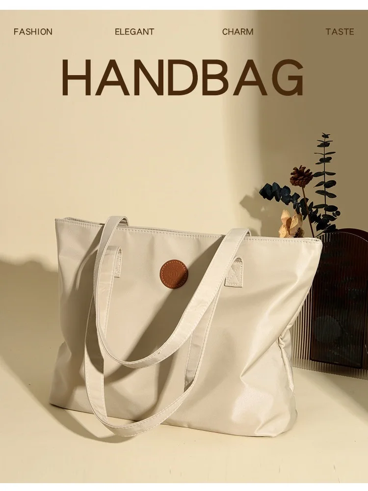 

Women's HandBag 2025 New nylon fashionable Shoulder bag large capacity Tote bag daily high quality female bag for commuting