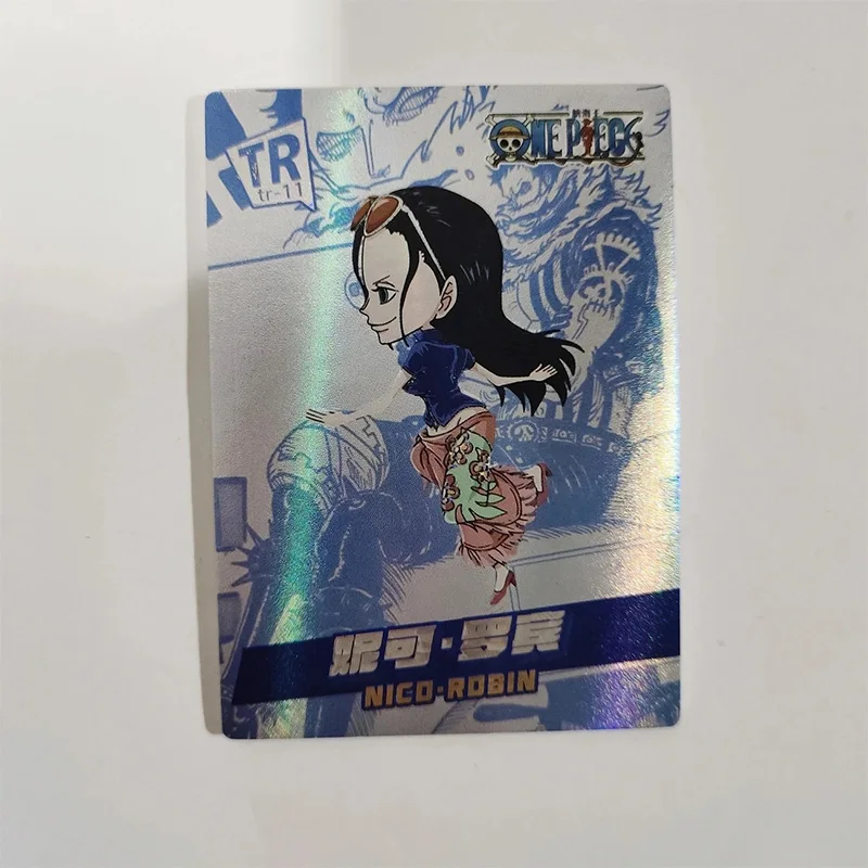 Anime One Piece QR QS TR Cards Luffy Sanji Zoro Ace Nami Robin Hancock Collection Cards Christmas Birthday Gifts Children's Toys