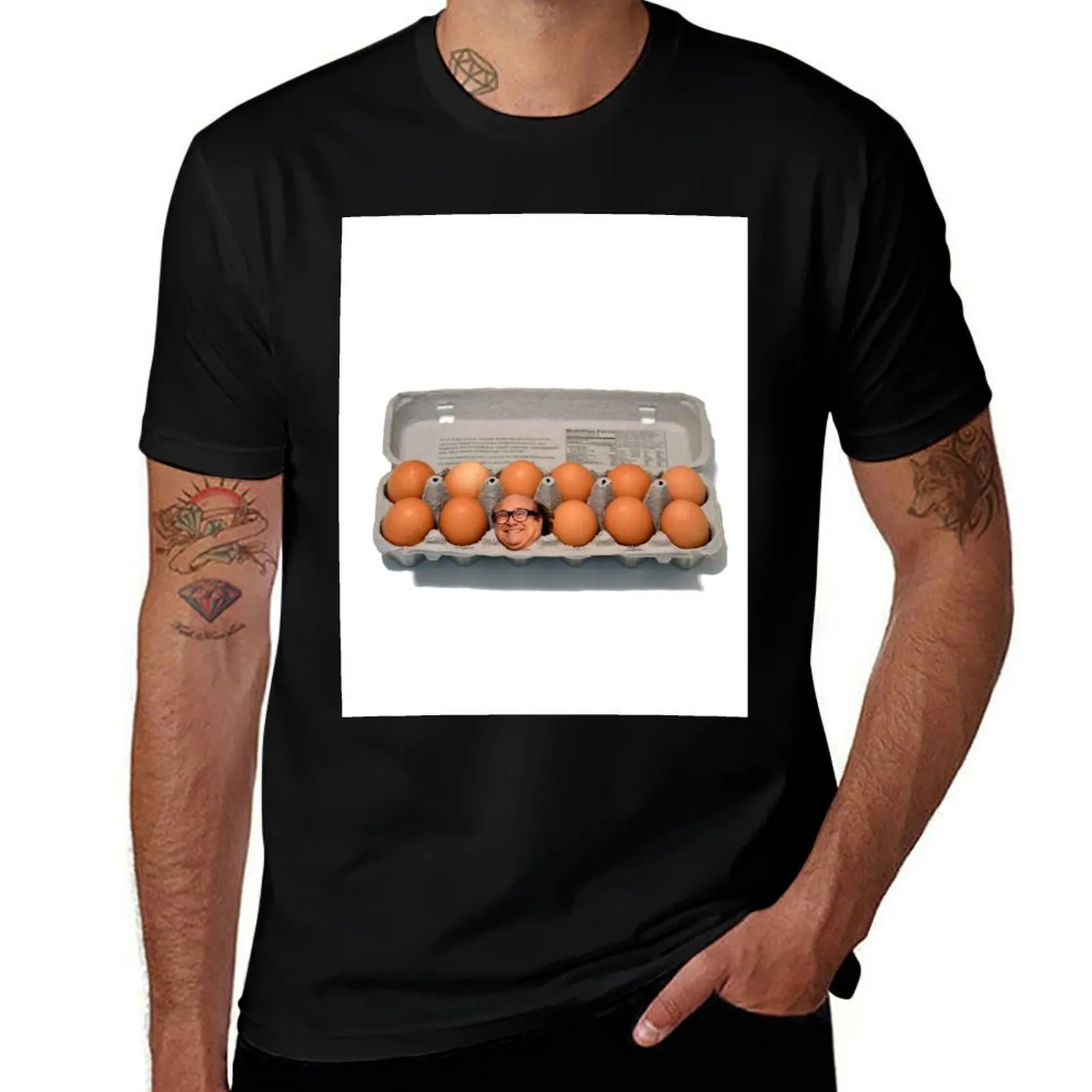 Danny Egg Devito T-Shirt customs design your own oversized cotton man t-shirts football t shirt men clothes