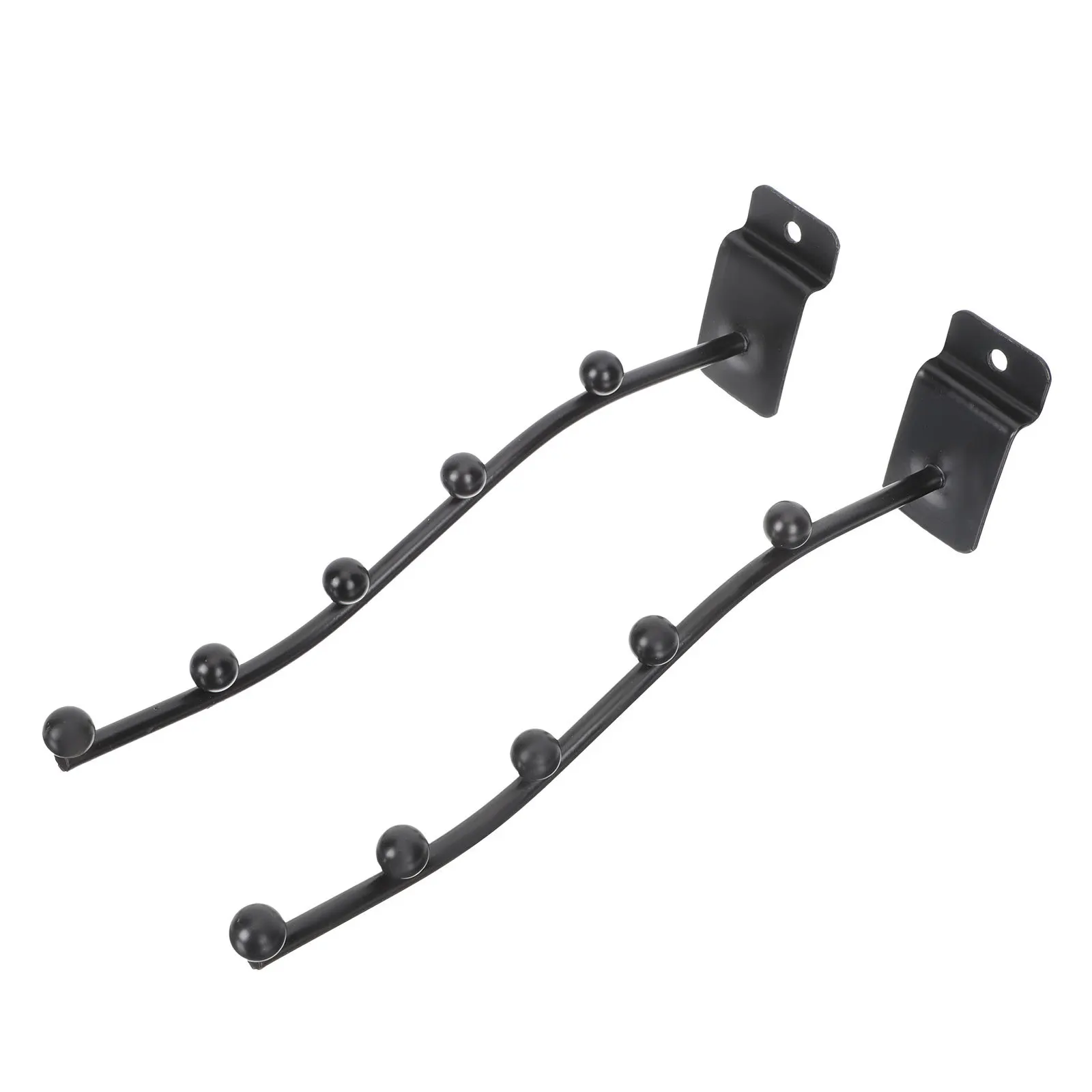 

2Pcs Groove Board Flute Hangers High-Quality Iron Durable Flute Hooks Instrument Holder Display Rack for Home Decoration