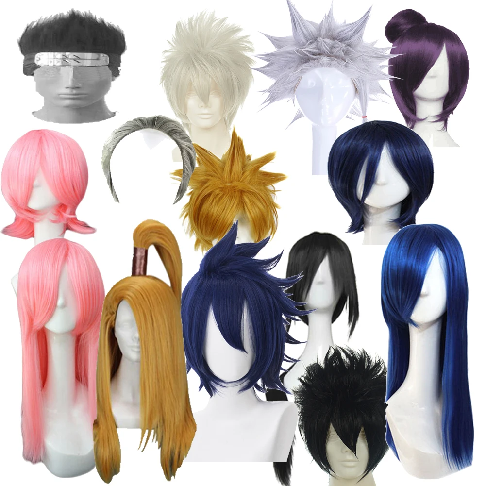 

Hidan Itachi Deidara Pain Kakashi Sasuke Sakura Hinata Kisame Ootutuki Hagoromo Jinchuuriki Cosplay Wigs