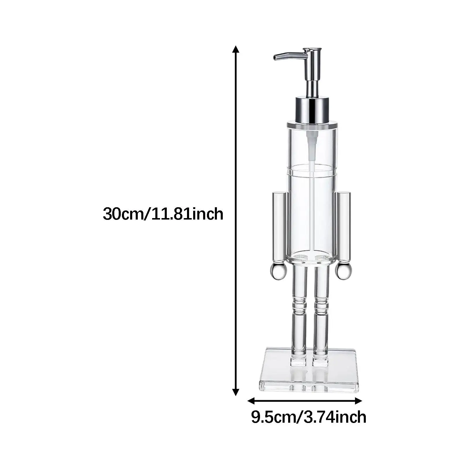 موزع الصابون بالضغط اليدوي على شكل كسارة البندق 156 مللي ديكور عيد الميلاد زجاجة محلول موزع شامبو متعدد الاستخدامات لغرفة الغسيل في الحمام #6