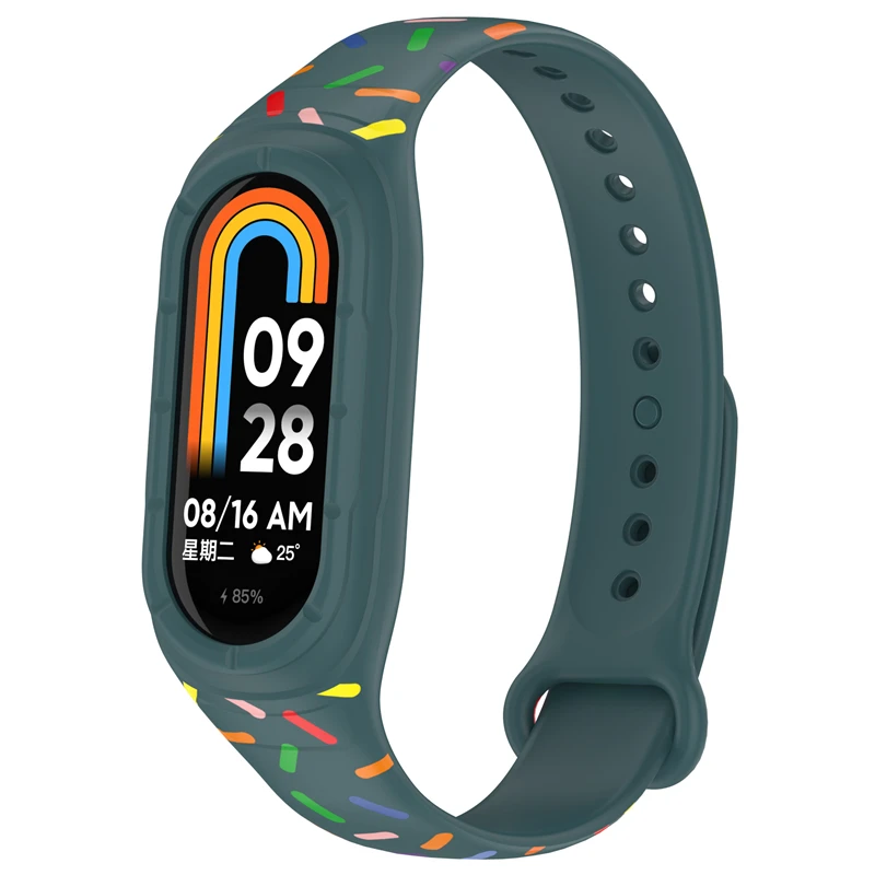 Cinturino in Silicone per Xiaomi Mi Band 8 cinturino cinturino di ricambio colorato cinturino da polso per Mi Band 8 NFC Correa Mi Band8