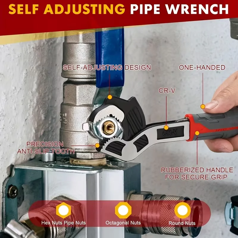 6, 8, 10, and 12-inch heavy-du - đánh giá và giá Pipe Wrench Adjustable