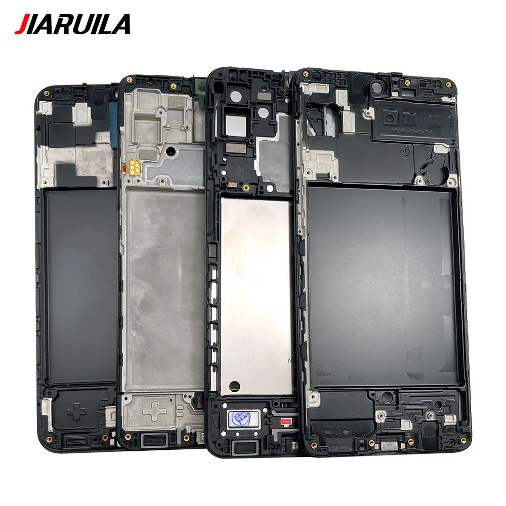 Quadro médio para Samsung, alojamento dianteiro novo, peças de reparo da moldura, A10, A20, A30, A50, A70, A21s, A11, A12, A21, A31, A51, A71