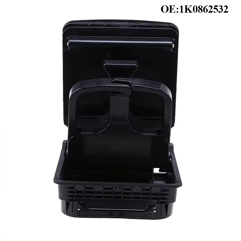 Black Car Central Console Armrest with Rear Cup Drink Holder 1K0862532F Interior Accessories for VW Jetta MK5 Golf6 MK6 GTI