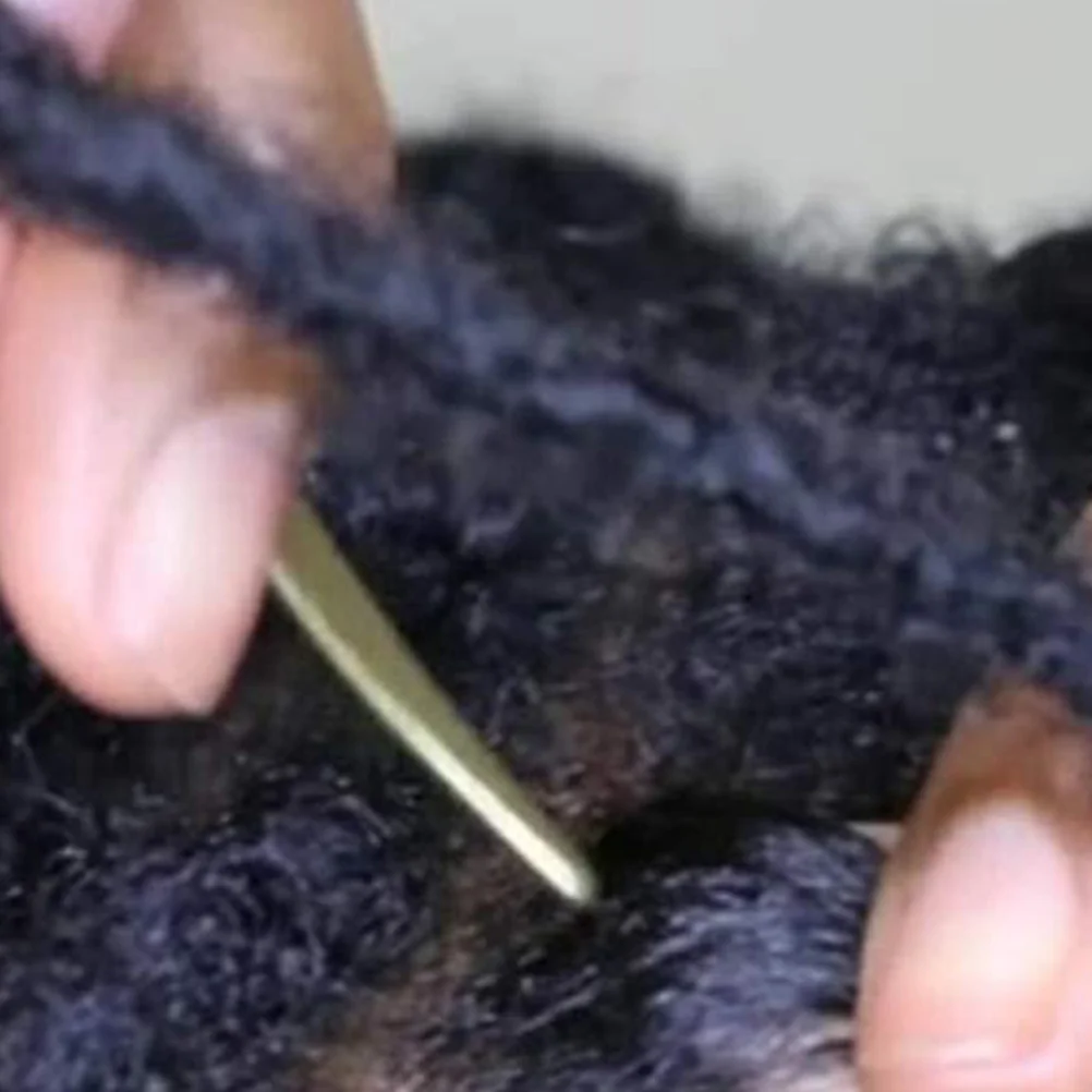 

9pcs Metal Hair Braiding Dreadlocks Extensions Ergonomic Dreadlock Tools Handle Hair Crochet Needles Gifts