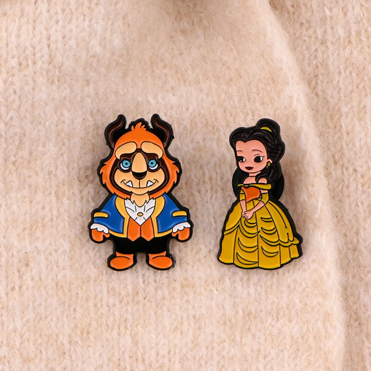 Cute Cartoon Figure Pins Classic Anime Badges Brooches for Clothing Enamel Pin Woman's Badge Jewelry Accessories Gift for Friend image 5