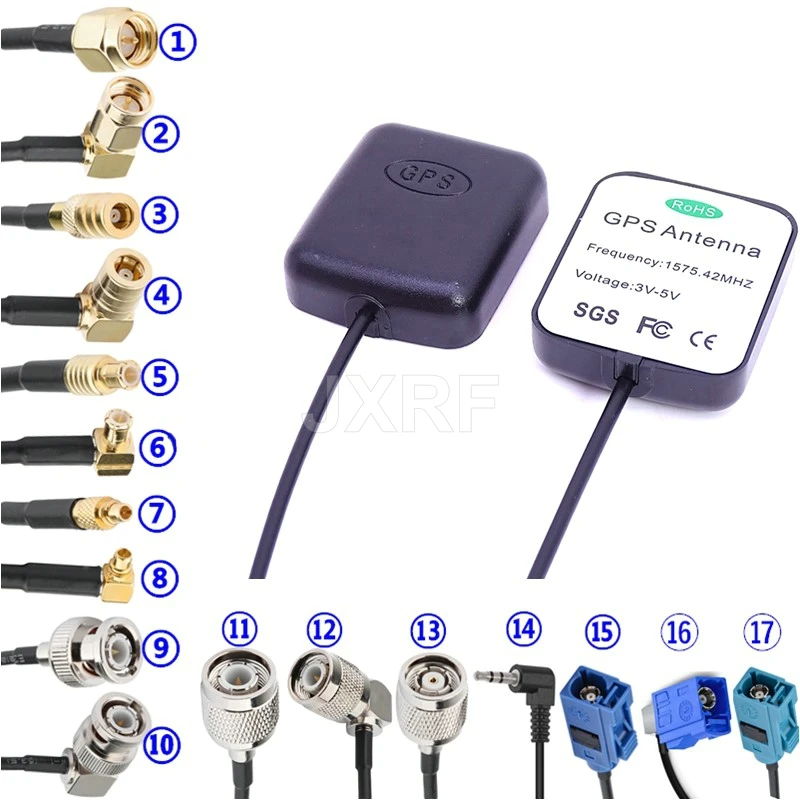 Samochodowa antena GPS Odbiornik GPS Samochodowa antena GPS DVD z złączem 3,5 mm SMA SMB MCX MMCX BNC TNC Fakra do MFD2 RNS2 lub innych