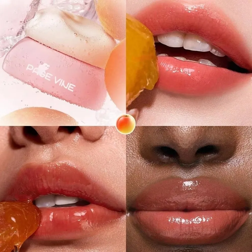 Nuevo Brillo de labios enlatado, brillo de espejo, brillo de agua, aceite de labios de miel, líneas de labios hidratadas, cuidado