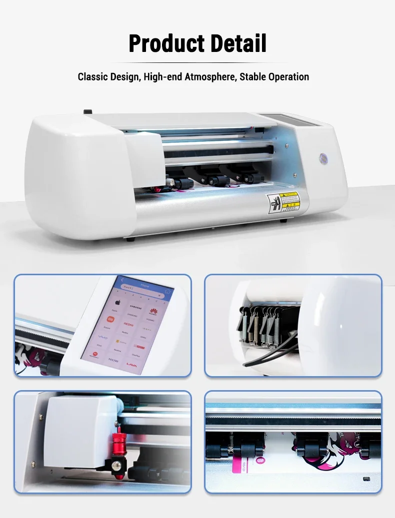 Automatic Intelligent Hydrogel Film  for TPU Phone Screen Protector Plotter Cutter for Mobile Phone Screen Protection