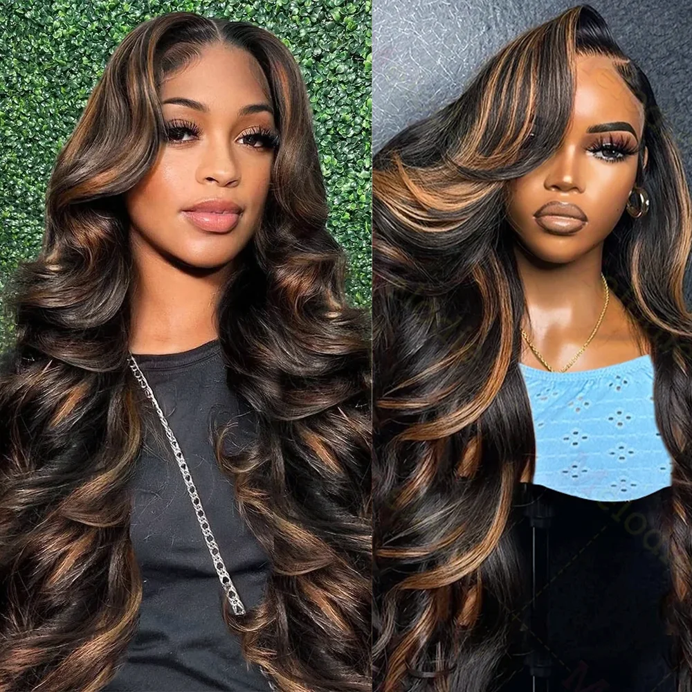 18-46 Zoll FB30 Body Wave HD Lace Front Perücken aus Echthaar, 200 Dichte, 13x4 13x6 transparente Lace Frontal brasilianische Perücke für Frauen – Detail 1
