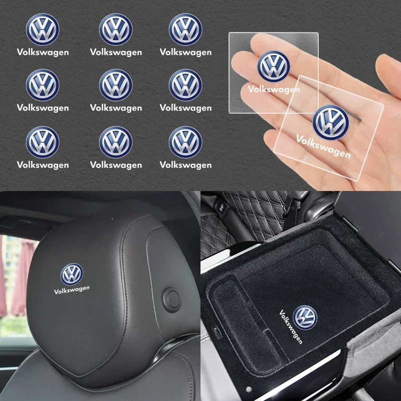 

Car Emblem Logo Decorative Stickers Badge Decal Interior Styling For Volkswagen JEEP Fiat Volvo Jaguar Honda MG Nismo TRD Acura