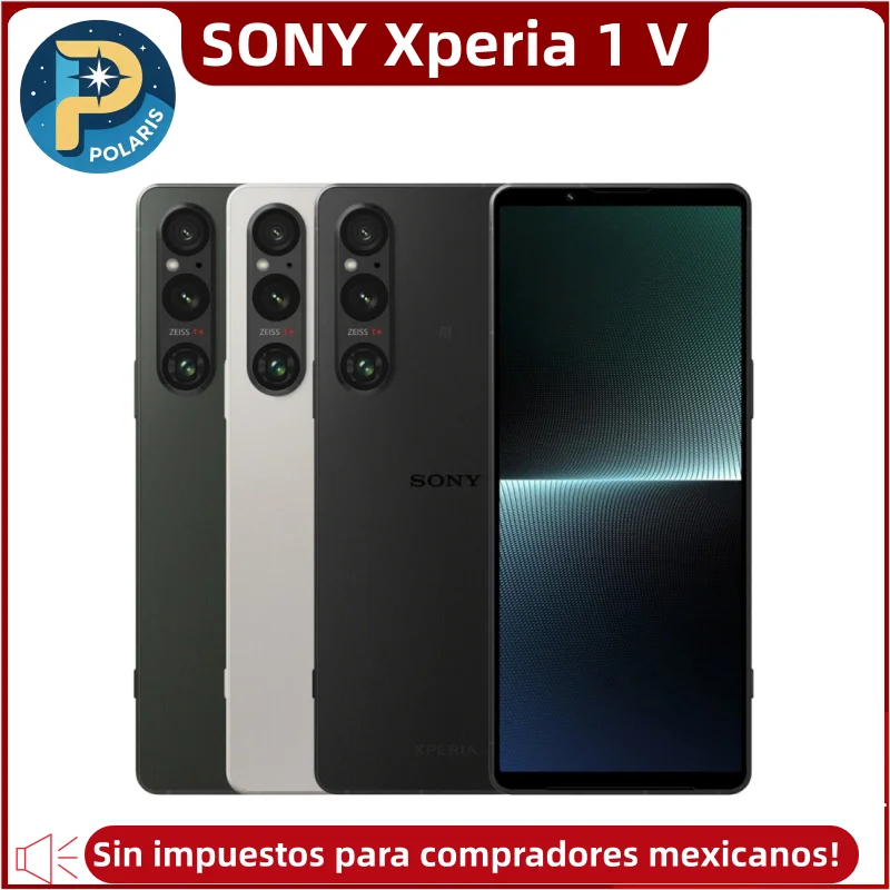 Sony Xperia 1 V 1V original, 12GB de RAM, 256GB de ROM, doble SIM física, XQ-DQ54/DQ72, teléfono celular 5G, teléfono inteligente. Sin impuestos para compradores mexicanos